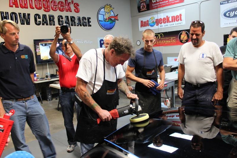 Wetsanding Rotary Buffer Classes at Autogeek.net with Mike Phillips