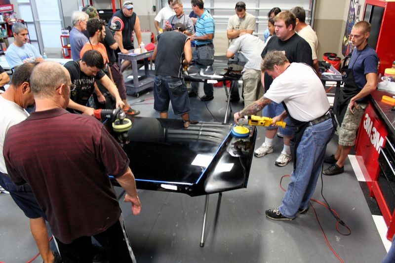 Wetsanding Rotary Buffer Classes at Autogeek.net with Mike Phillips