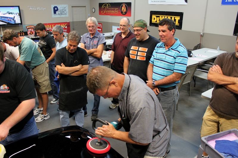 Wetsanding Rotary Buffer Classes at Autogeek.net with Mike Phillips