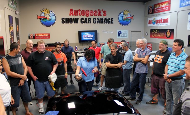 Wetsanding Rotary Buffer Classes at Autogeek.net with Mike Phillips