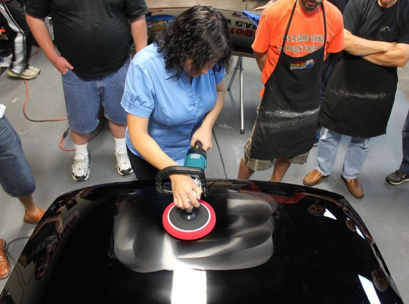 Wetsanding Rotary Buffer Classes at Autogeek.net with Mike Phillips