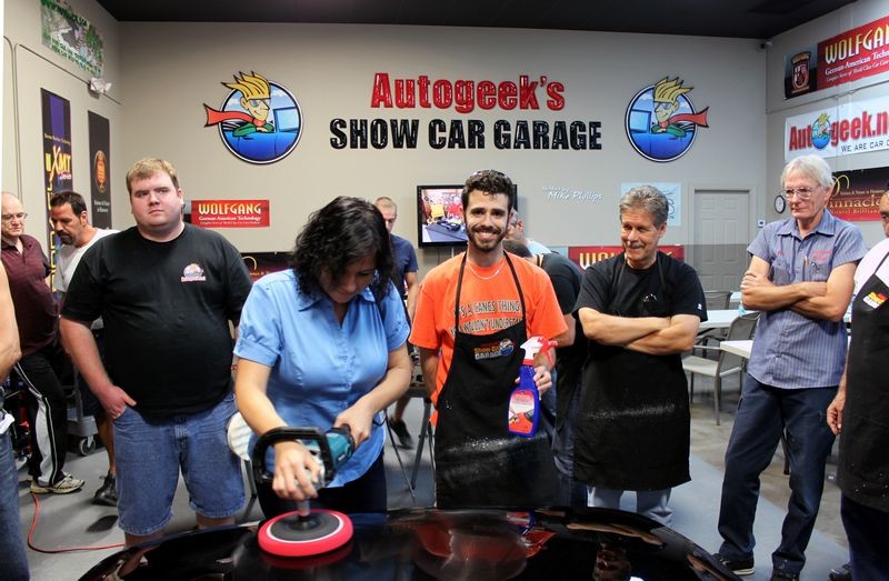 Wetsanding Rotary Buffer Classes at Autogeek.net with Mike Phillips
