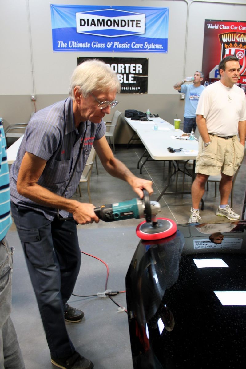 Wetsanding Rotary Buffer Classes at Autogeek.net with Mike Phillips