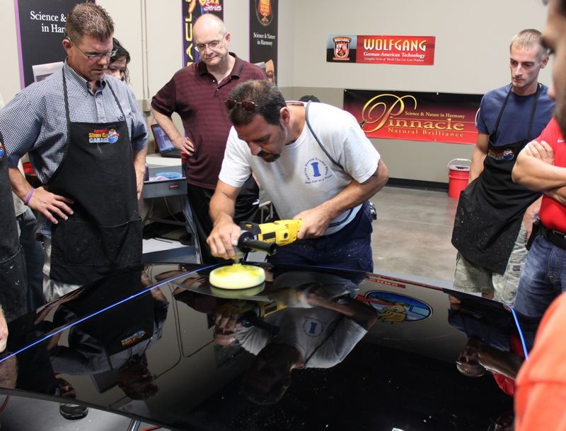 Wetsanding Rotary Buffer Classes at Autogeek.net with Mike Phillips