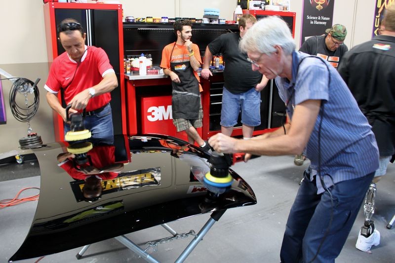 Wetsanding Rotary Buffer Classes at Autogeek.net with Mike Phillips