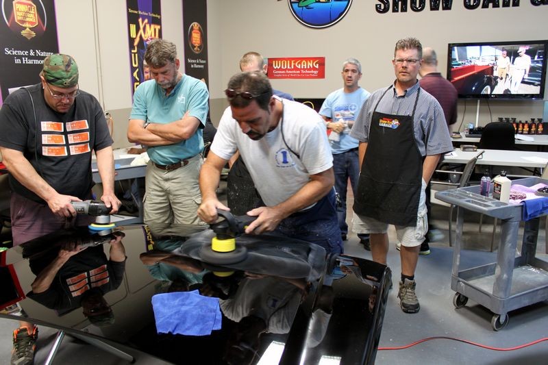 Wetsanding Rotary Buffer Classes at Autogeek.net with Mike Phillips