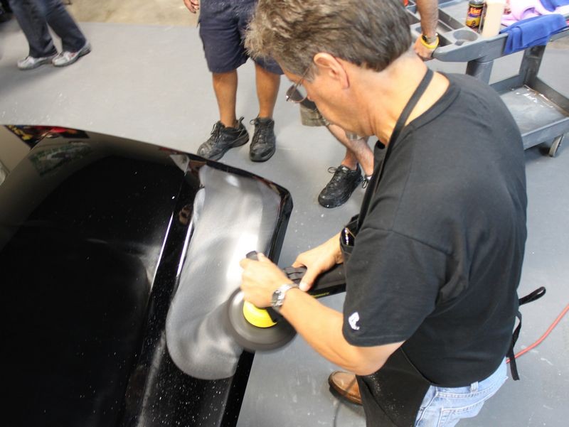 Wetsanding Rotary Buffer Classes at Autogeek.net with Mike Phillips