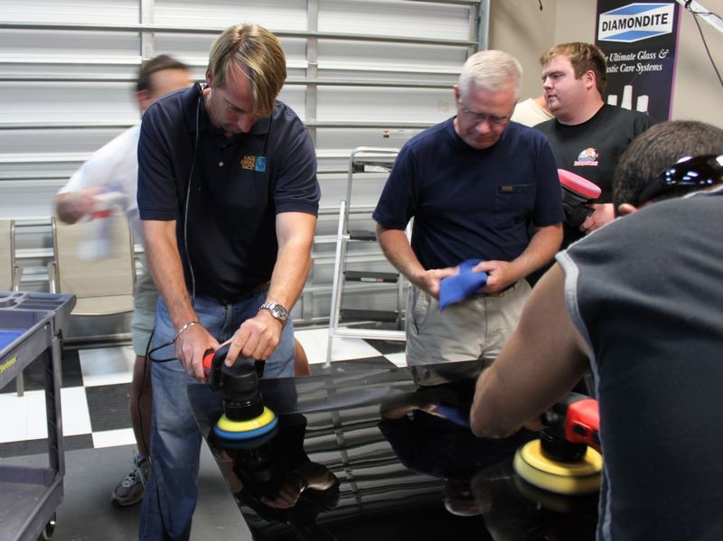 Wetsanding Rotary Buffer Classes at Autogeek.net with Mike Phillips