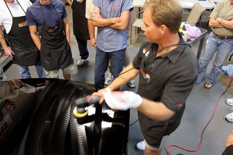 Wetsanding Rotary Buffer Classes at Autogeek.net with Mike Phillips