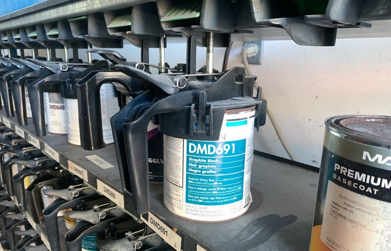 Wetsanding Tools and Demo Hood Paint