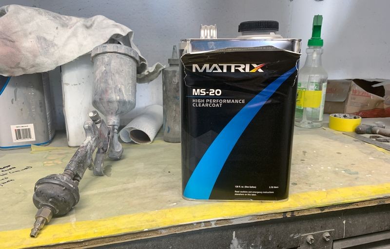 Wetsanding Tools and Demo Hood Paint