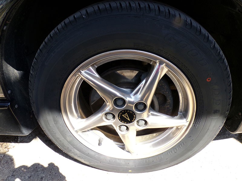 Wheel before cleaning with Mothers Wheel and Tire