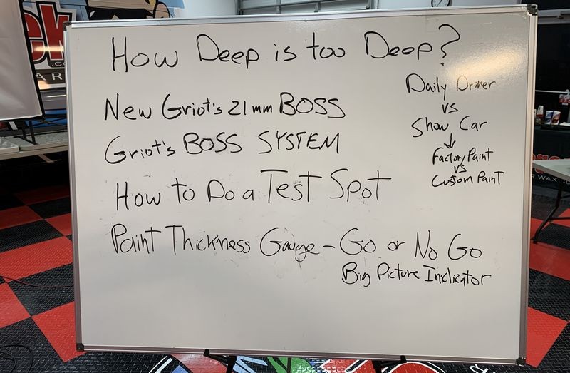When to stop buffing how deep is too deep mike phillips