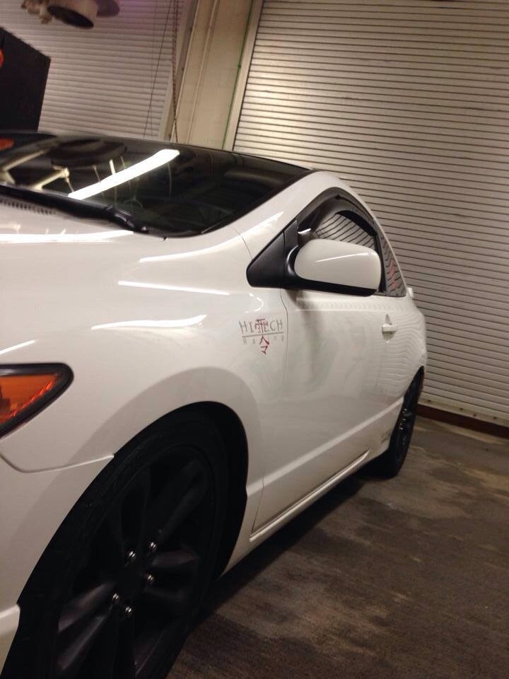 White honda SI