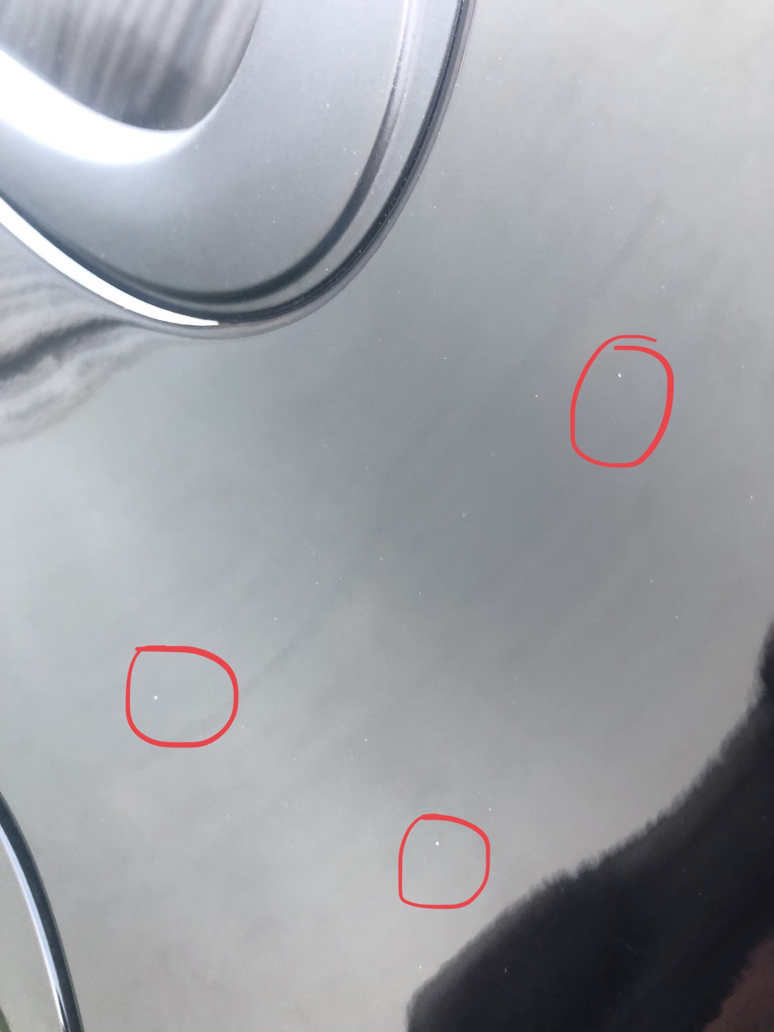 White spots