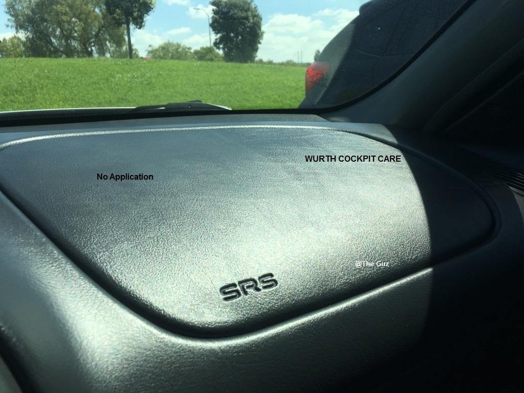 Wurth Cockpit Care After 1 Week Application